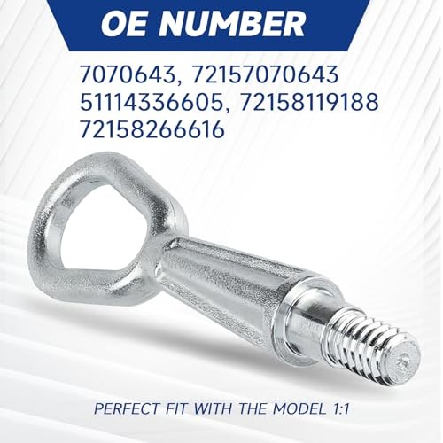 72157070643 Towing Eye Hook for 1 3 5 7 X5 X3 Series E60 E61 E65 E70 E87 E90