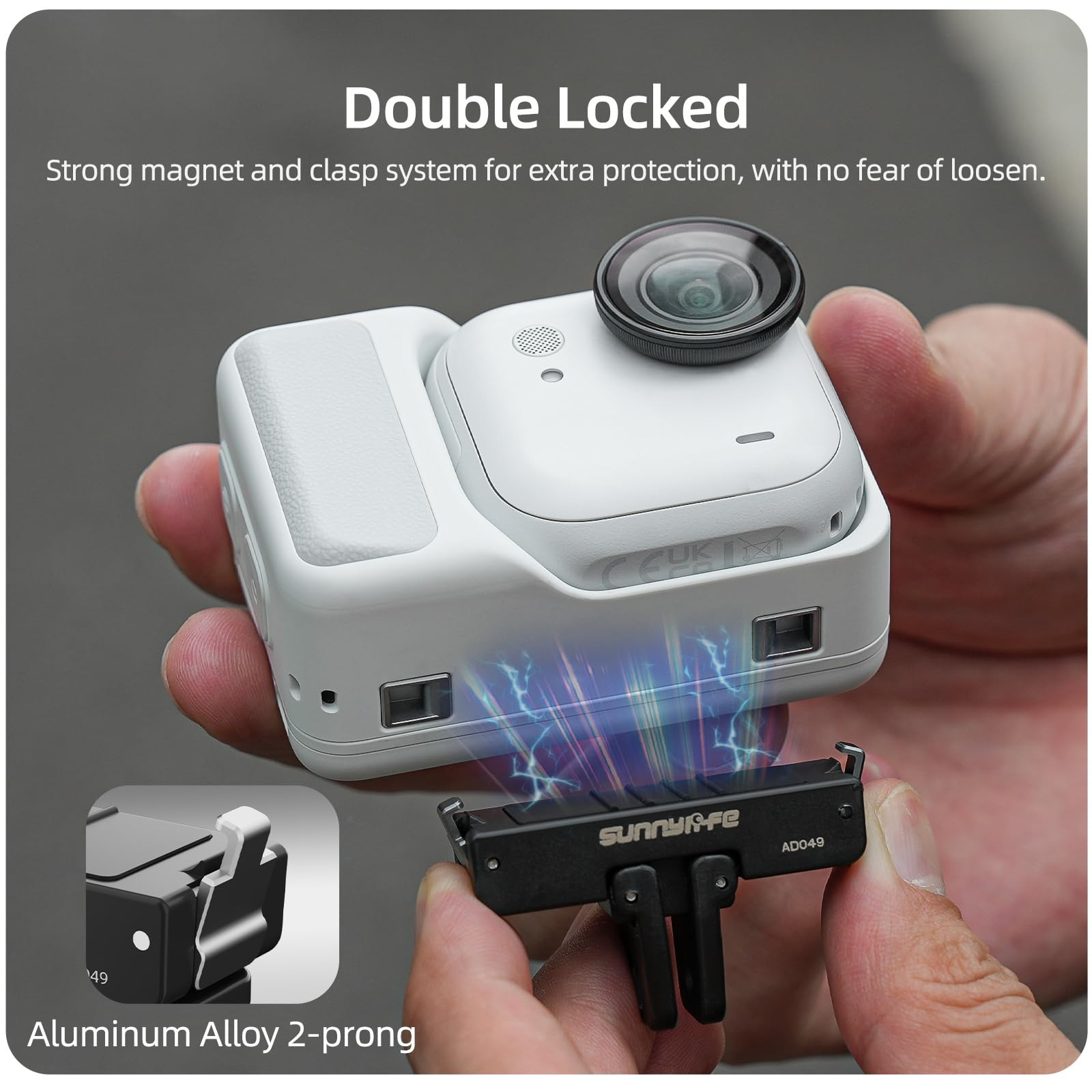 Magnetic Quick Release Adapter Mount for Insta360 GO Ultra Camera