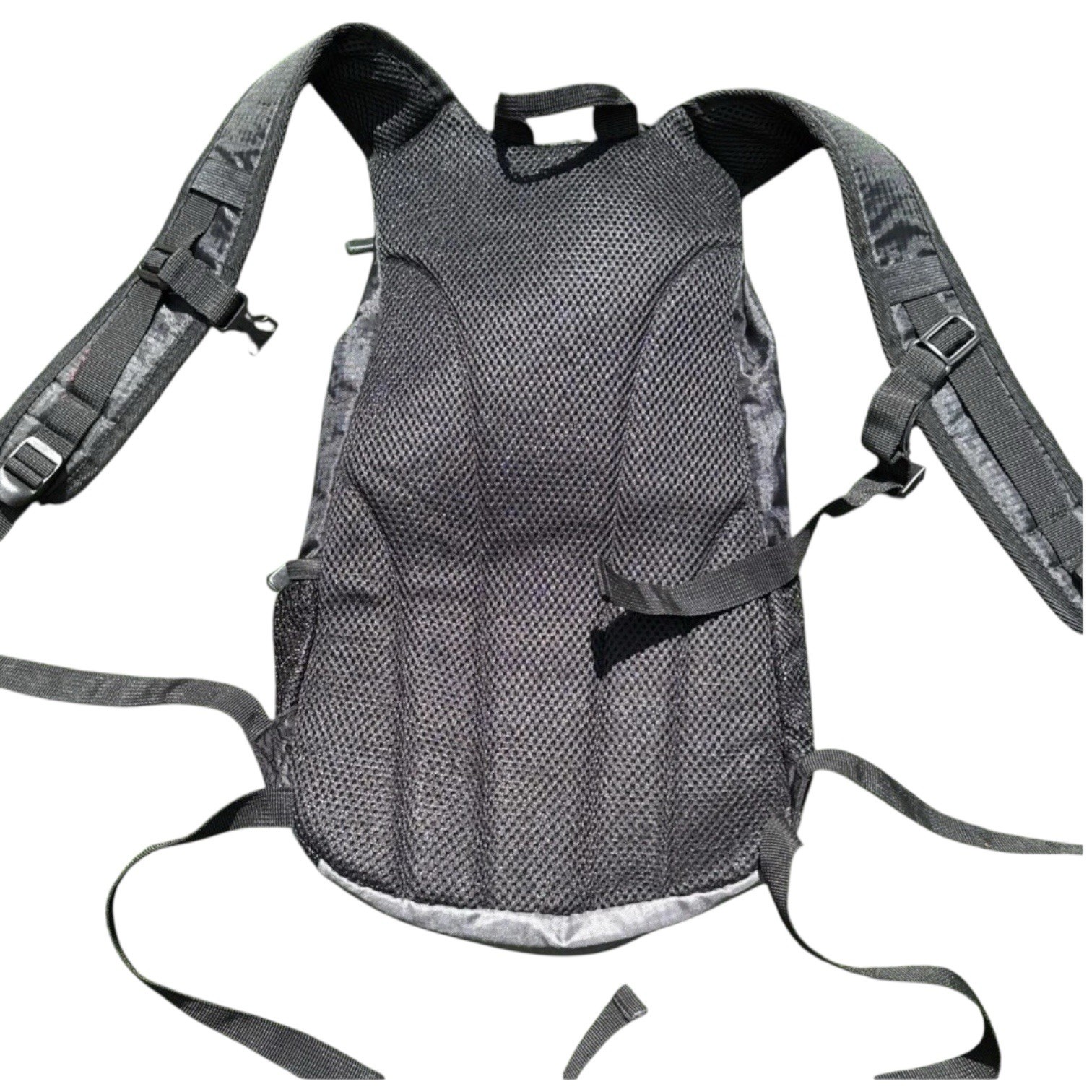 Adventuridge Hydration Backpack Gray Hiking Cycling Running Daypack No Bladder