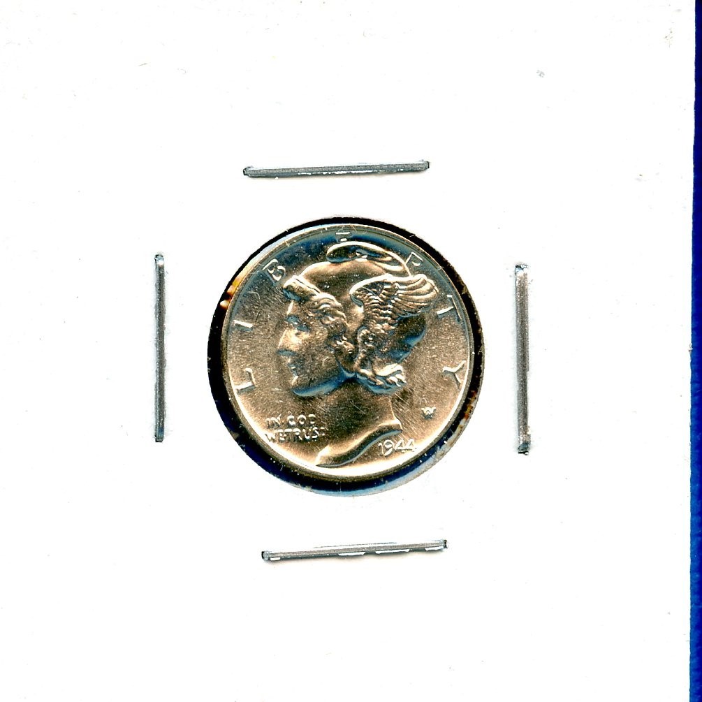 1944 P Mercury Dime 10c US Mint Silver #83 Uncirculated BU MS 1944-P