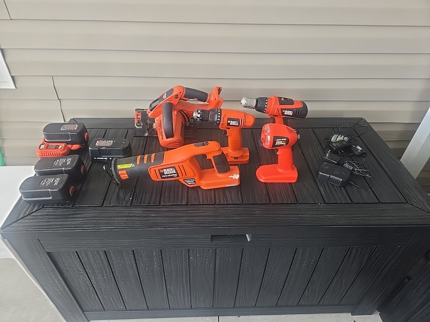 Black & Decker FireStorm 18V Cordless Tool Set: See Description Complete List