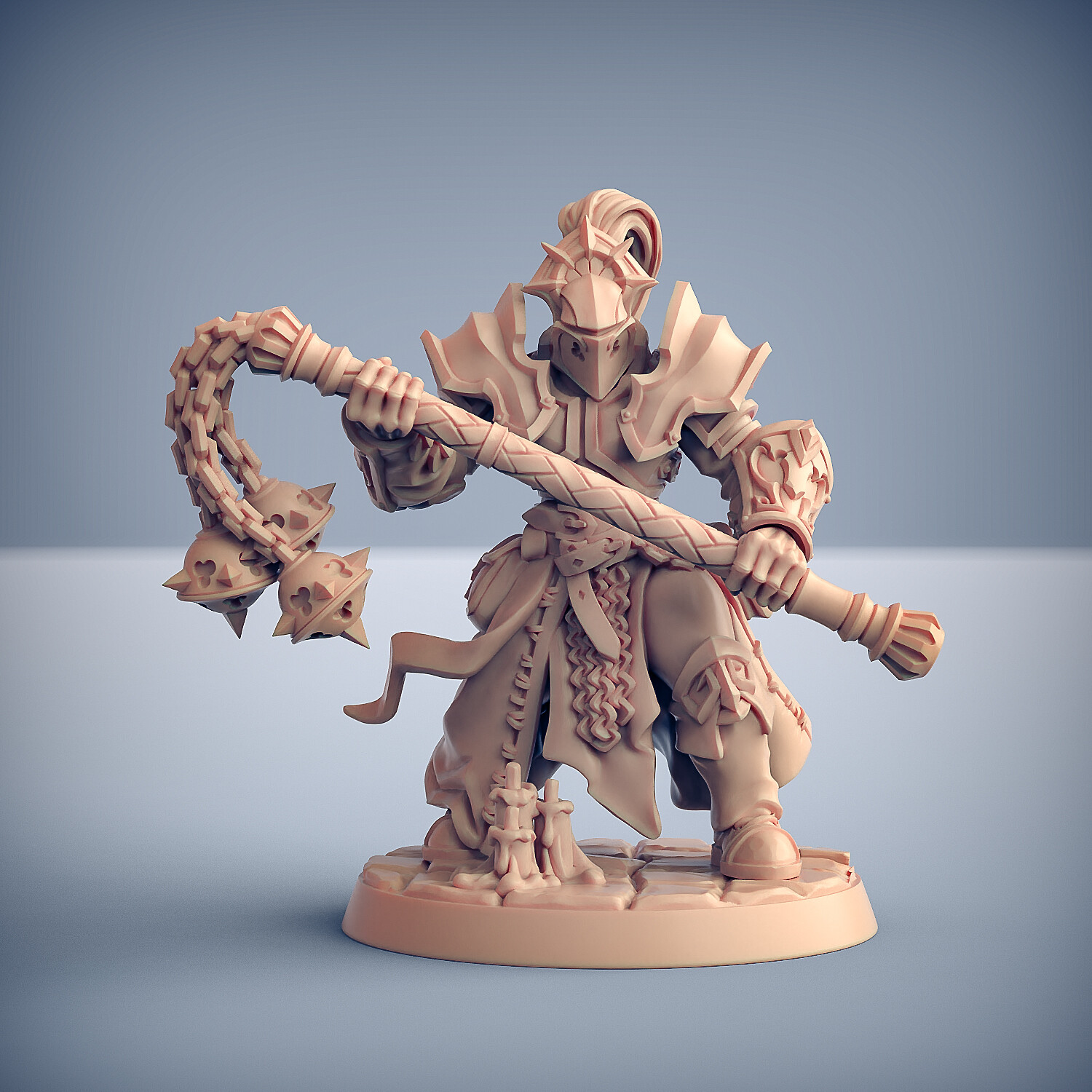 Requiem Brotherhood Paladin Cleric Artisan Guild Dungeons and Dragons Miniature