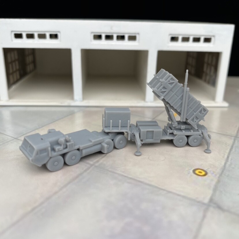 3D Printed 1/350/700 US Patriot Missile Defense System Unpainted Kit Model NEW