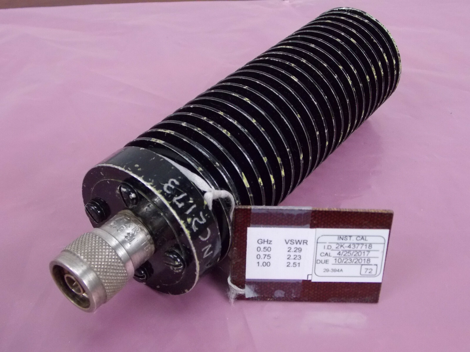 COAXIAL TERMINAL TERMINATION & DUMMY LOAD W/ CAL STICKER