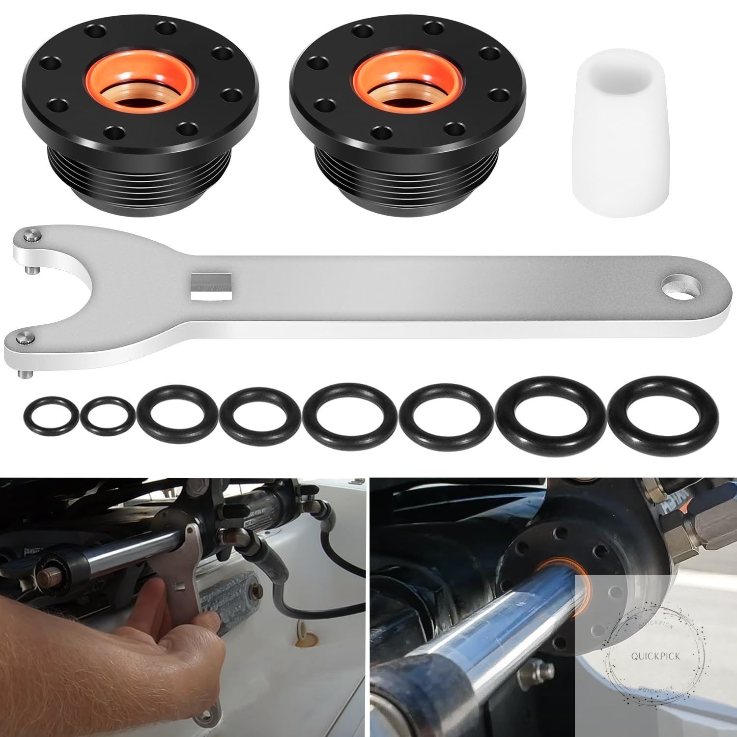 HC5345 Seal Kit For SeaStar Hydraulic Steering Cylinder Seal Kit with Pin Wrench