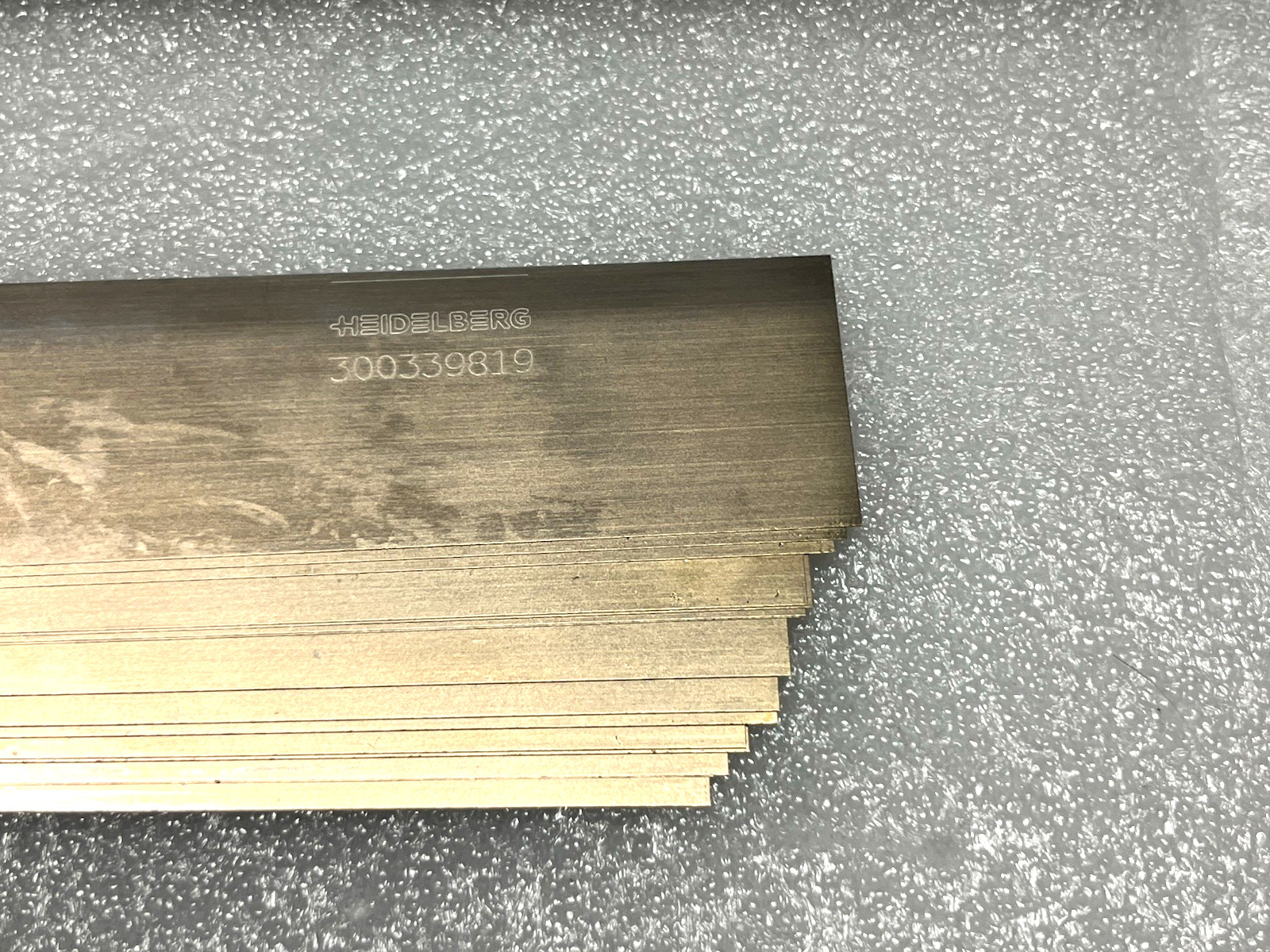Heidelberg Doctor Blade Anicolor L8.308.146 For Heidelberg XL75, Qty 20 Blades