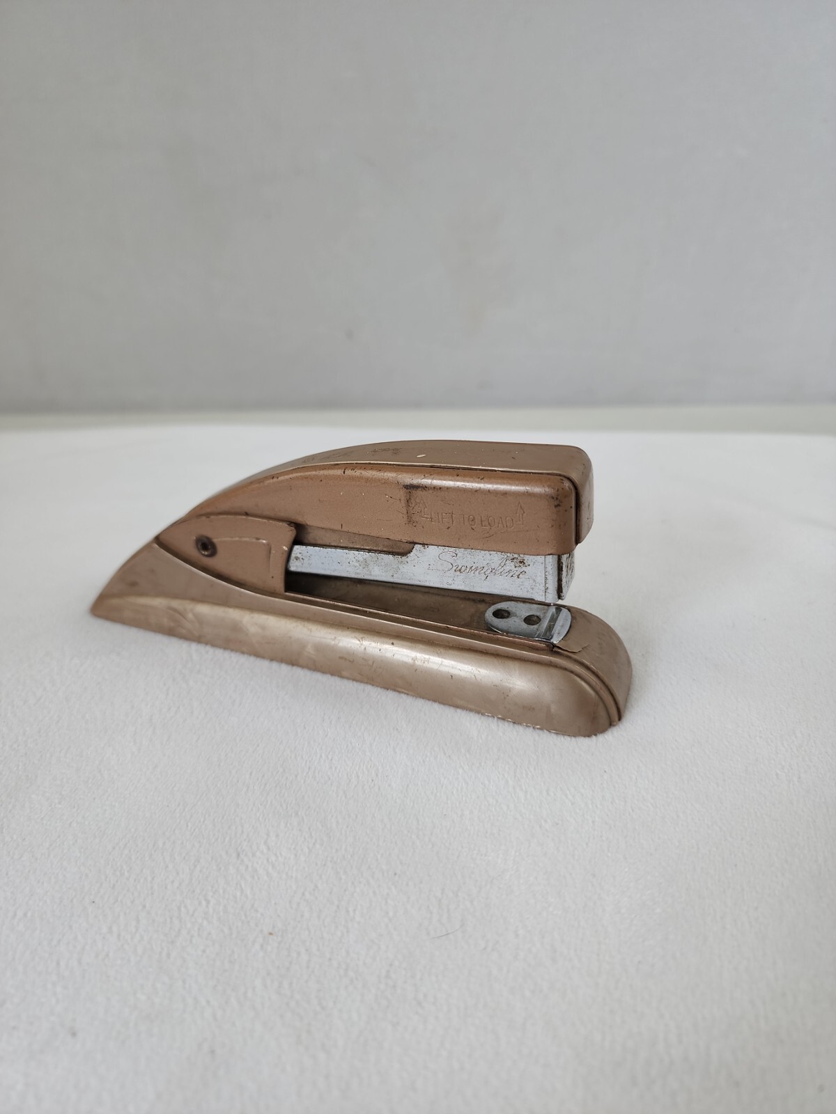 Vintage Swingline 77 S Stapler 6” Desk Top Office 2-Tone Brown