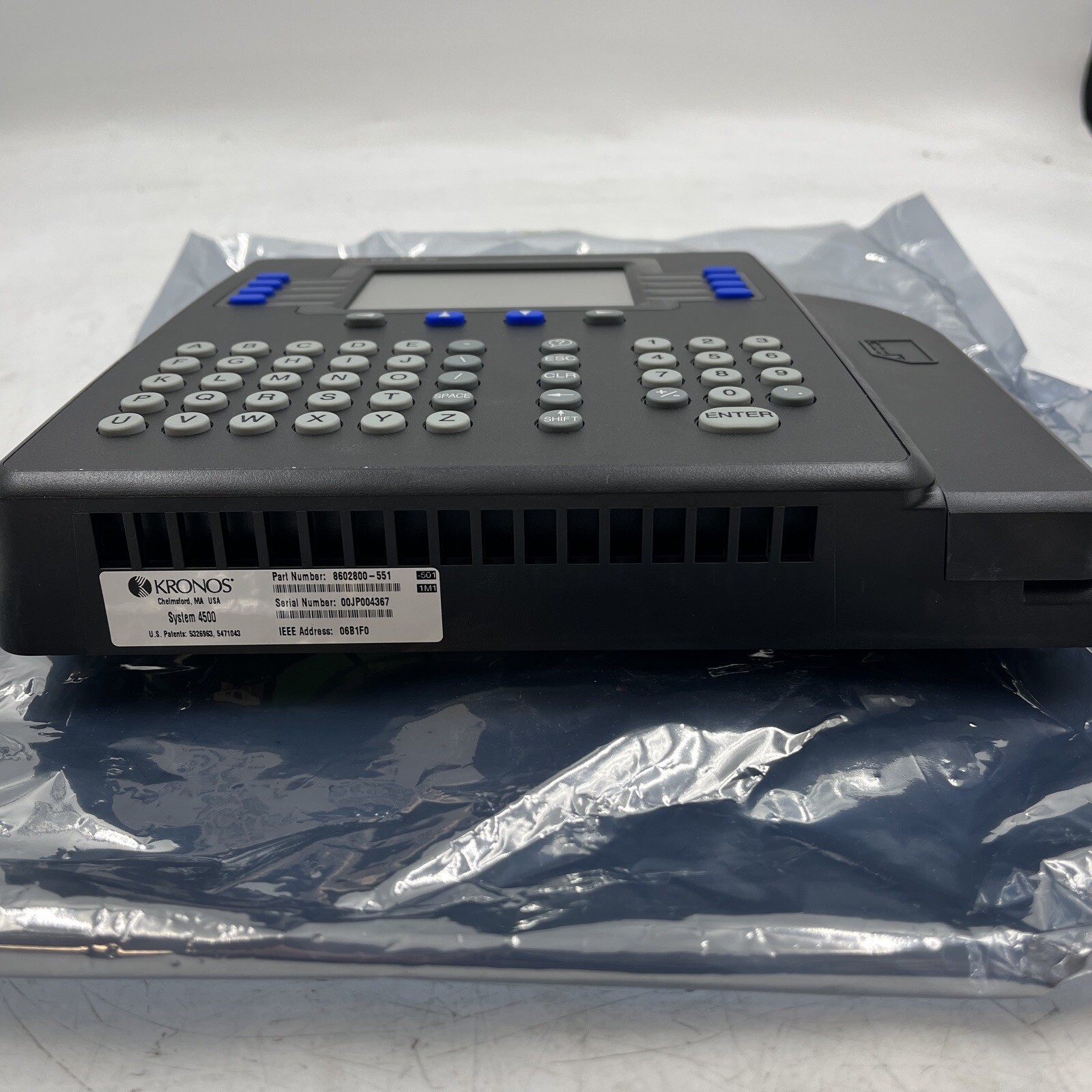 Kronos System 4500 Front Panel