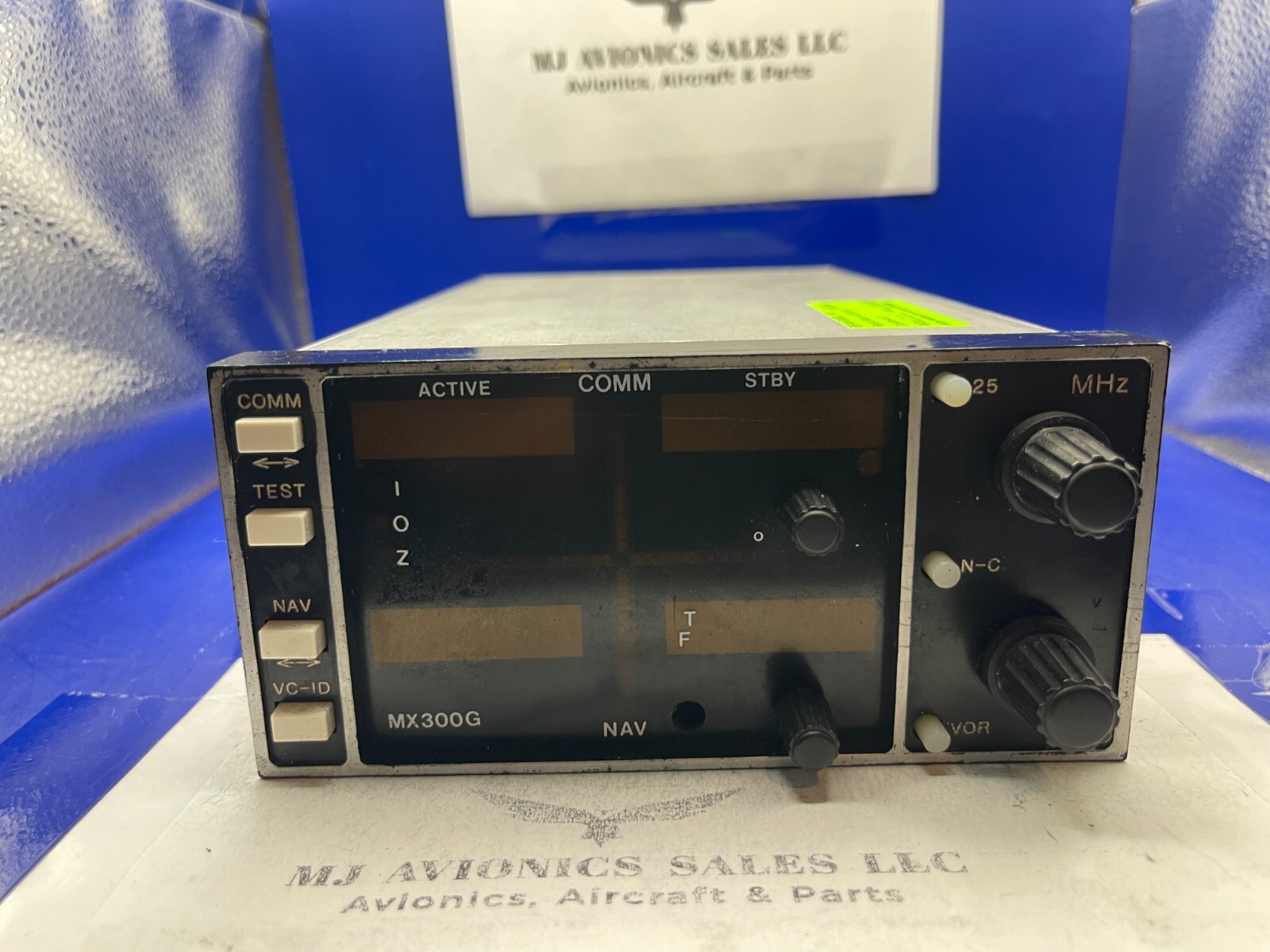 TKM MX 300G NAV/COMM 14 VDC P/N  MX300G WITH FAA FORM 8130-3