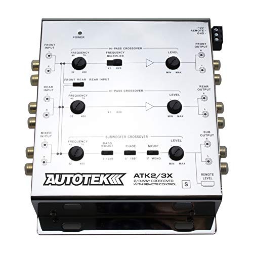 Silver ATK2 3X Active Crossover Processor – 8.5 Volts – 2-Way and 3-Way