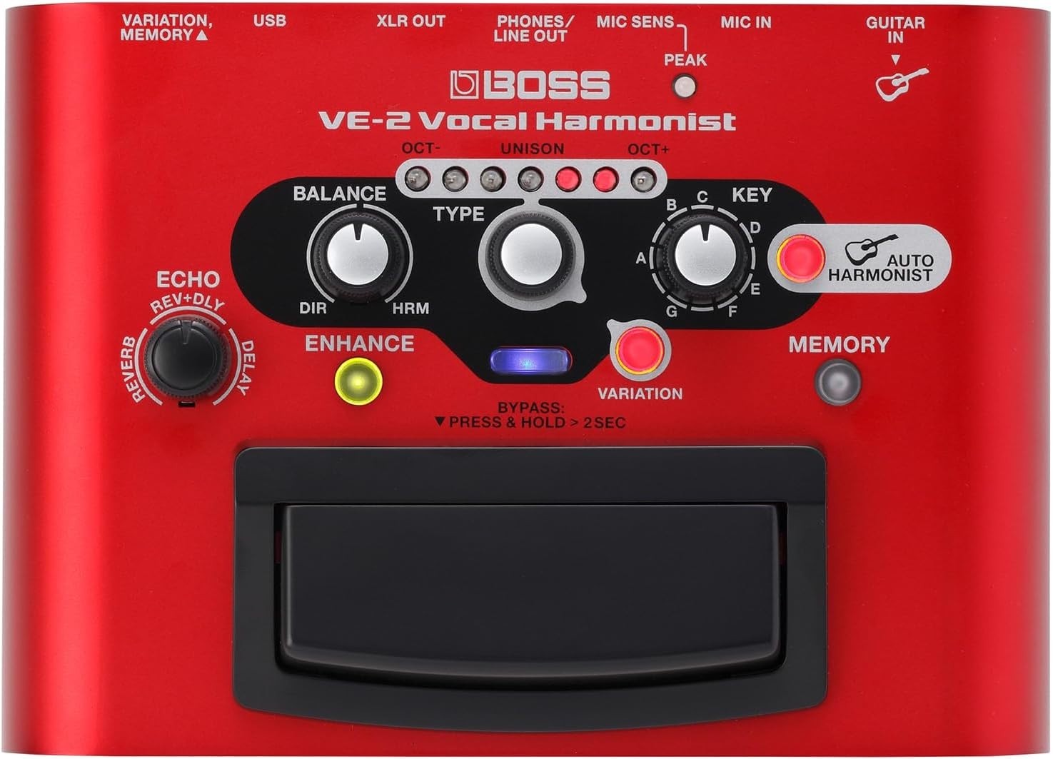 Boss Vocal Harmonist VE-2 Effects Pedal New