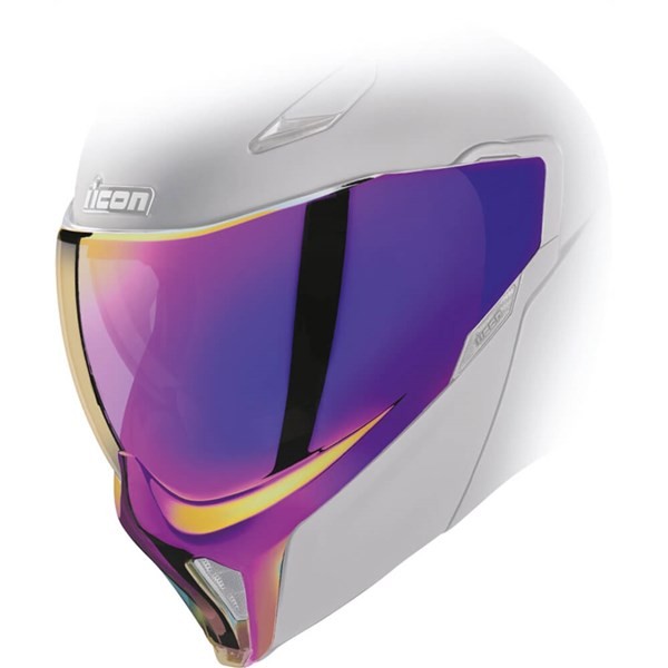 Icon Threshold Replacement Helmet Faceshield | Purple Mirror