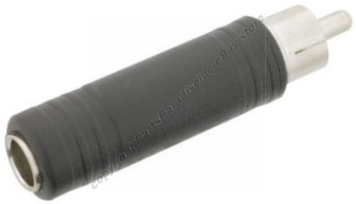 Mono 1/4"Female~RCA Male Audio/Microphone/Guitar/PA/Mic Jack/Plug Adapter,6.3mm