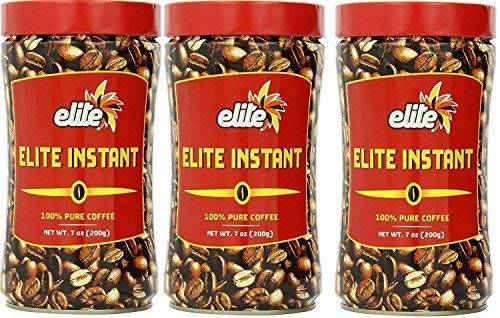 Elite Instant Coffee, 7oz (3 Pack) | Kosher for Passover, Rich & Aromatic,...