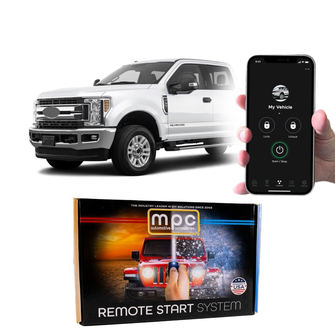 Plug-n-Play Smartphone Activated Remote Start Kit For 2017-2019 Ford F-350 SD