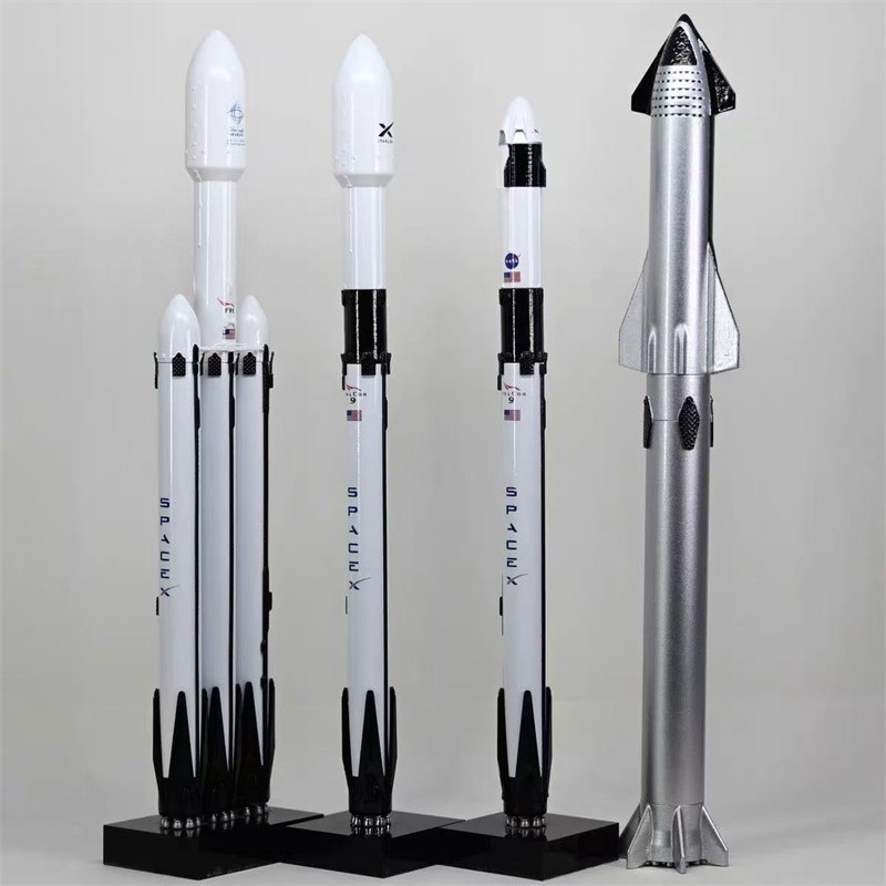 1:33 ScaleSpaceX Spacecraft Series Model StarLinK F9 DF9 FH Starship 1/55 Dragon