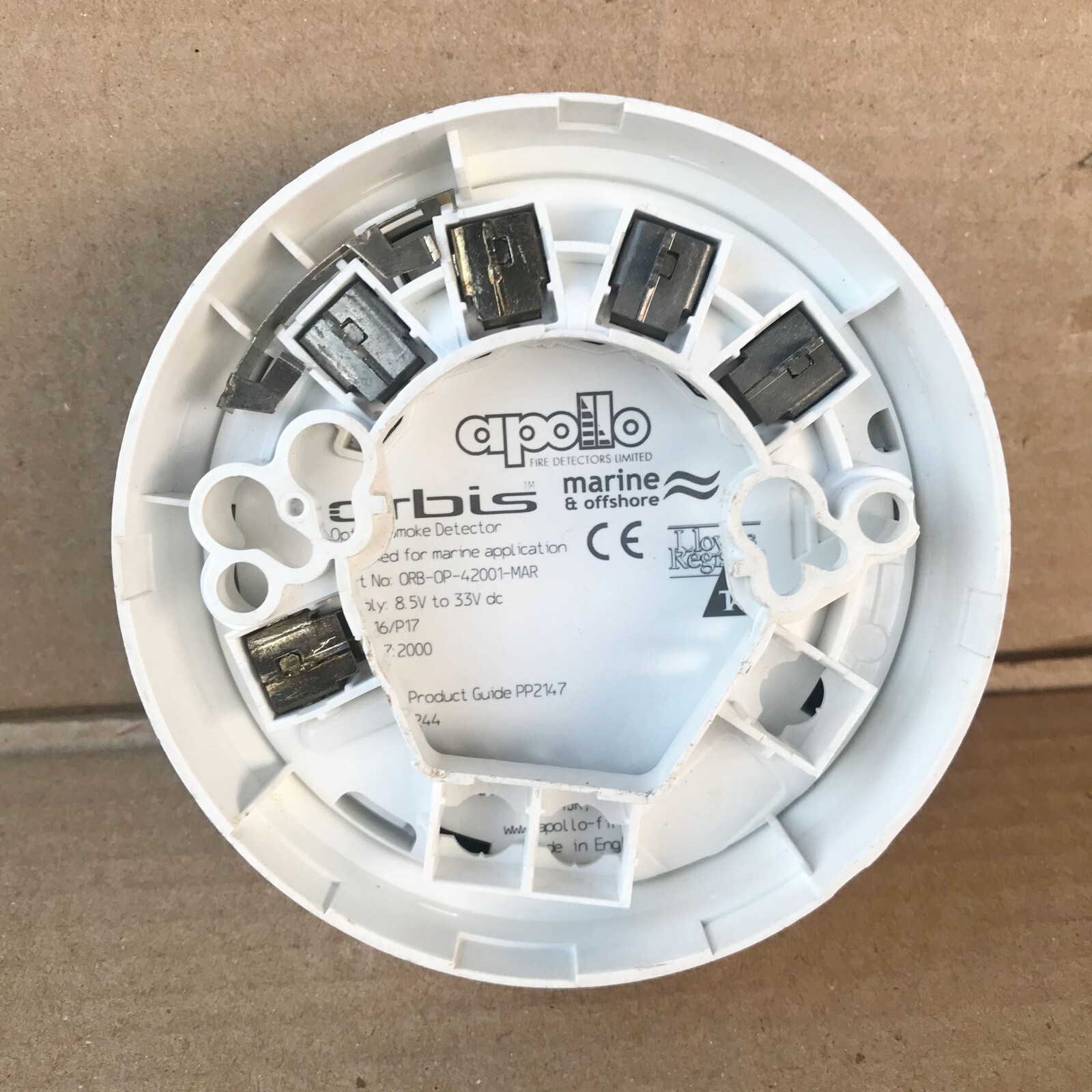 APOLLO OPTICAL SMOKE DETECTOR ORB-OP-42001-MAR ORBOP42001MAR