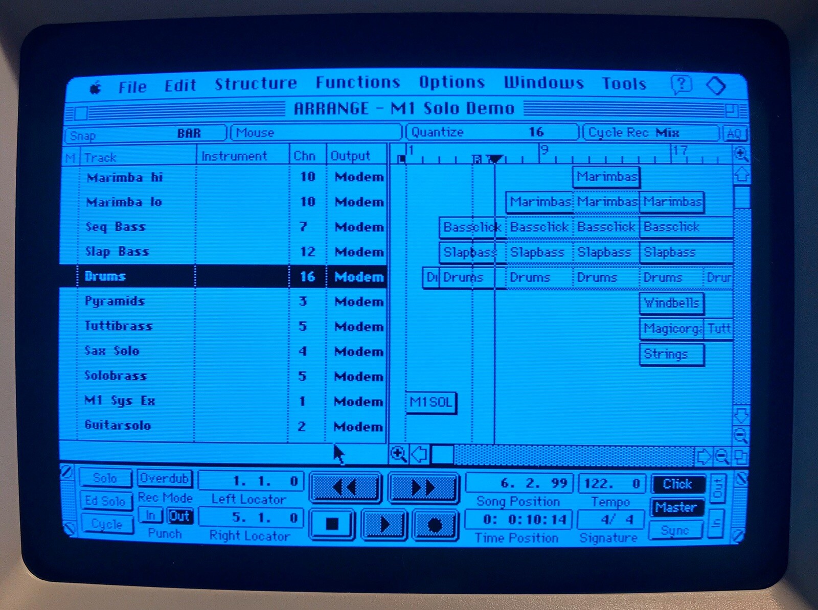 Cubase v.1.8.3 per Macintosh, 2 Floppy 800 K