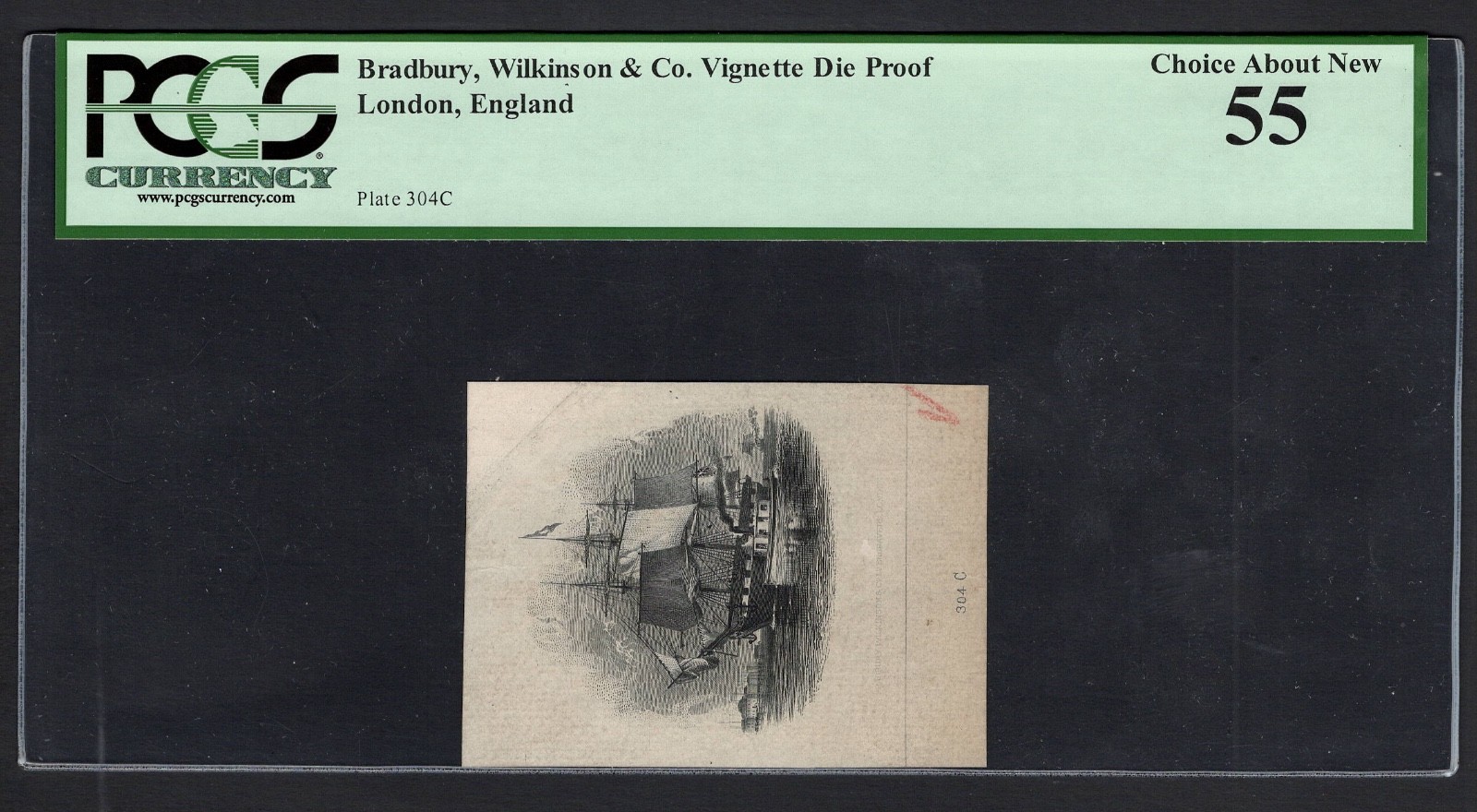 Sweden Vignette Proof On The Reverse Of 50 Kronor PS290 1894