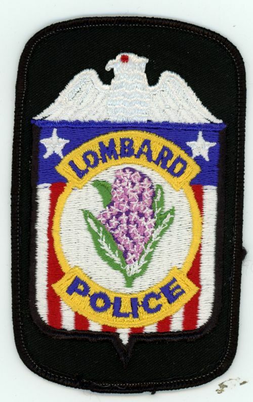 ILLINOIS IL LOMBARD POLICE NICE SHOULDER PATCH SHERIFF