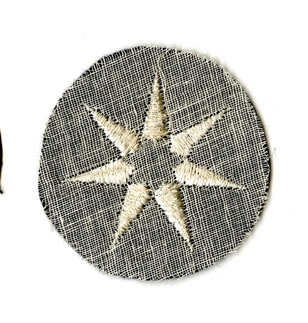 7th Service Command White Back Patch on Felt WWII Vintage Plains