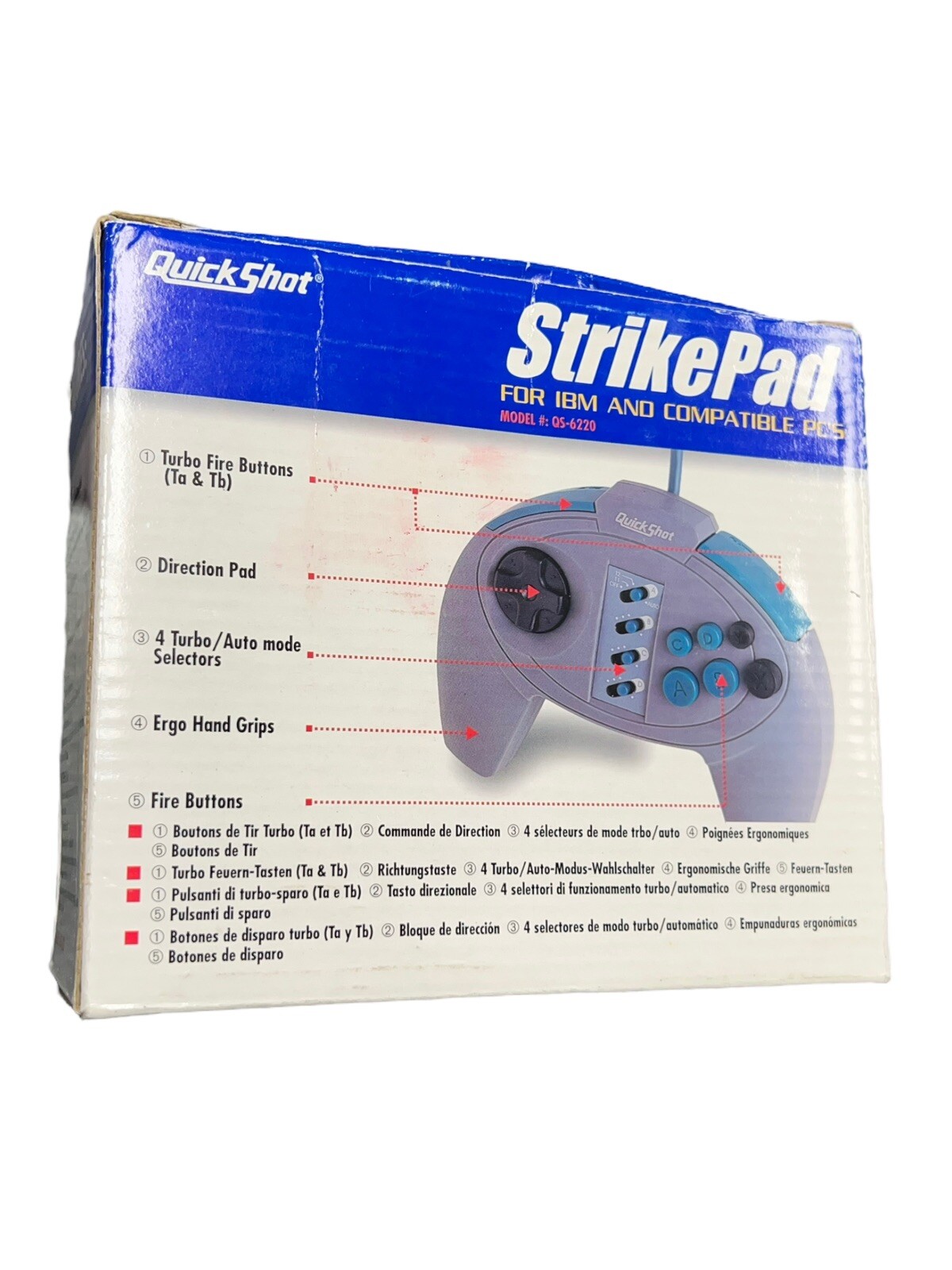 Quickshot Strike Pad Ibm Computer Controller
