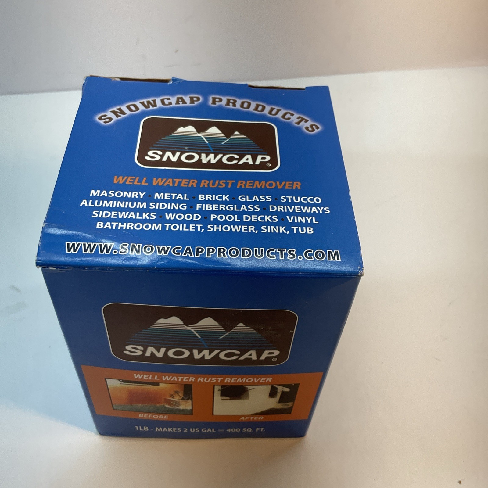SnowCap Rust Stain Remover - The Original Since 1985, Biodegradable Makes 2 Gal