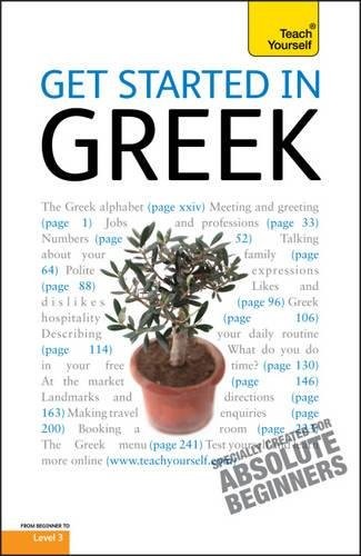 TEACH YOURSELF GET STARTED IN GREEK By Aristarhos Matsukas **BRAND NEW**