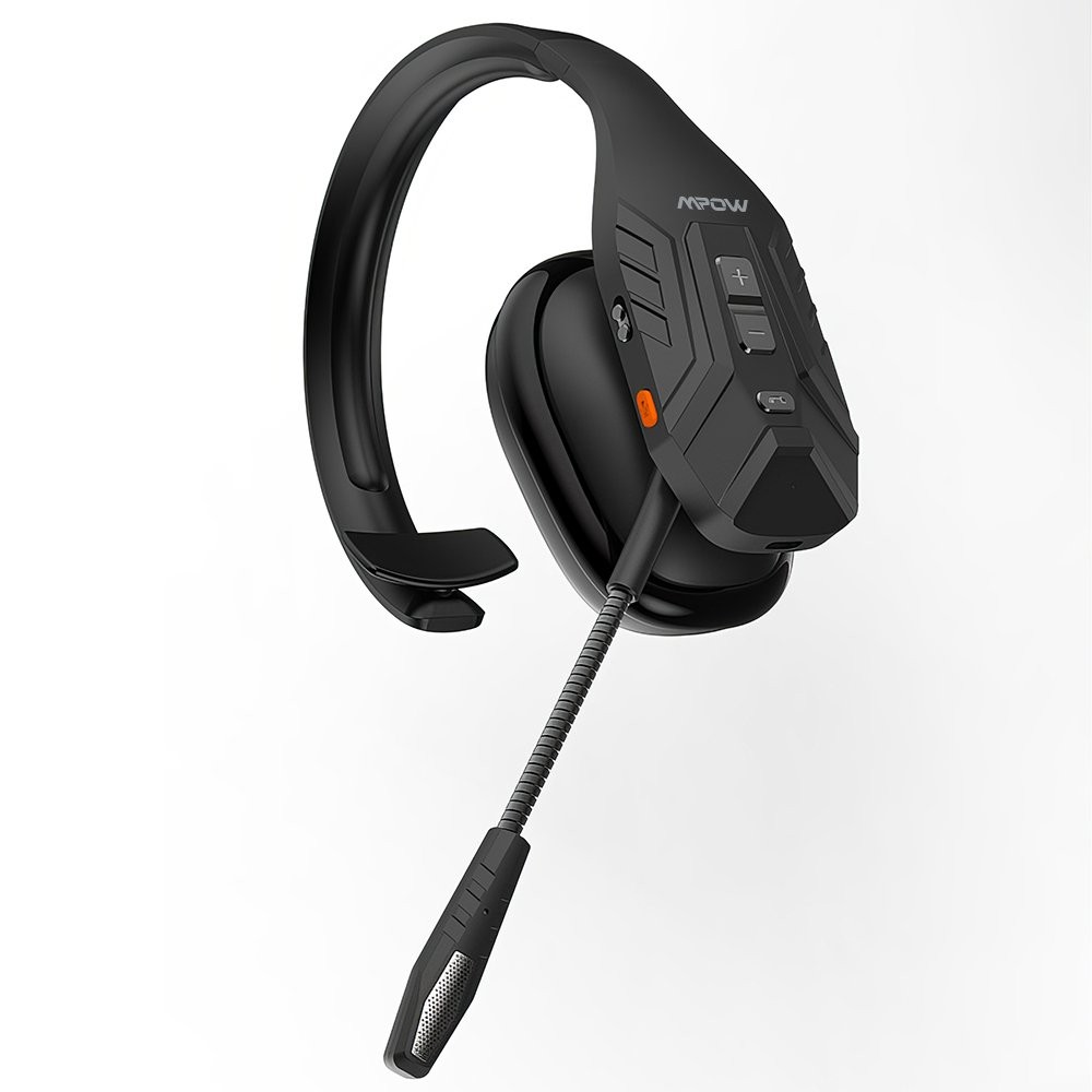 Mpow DH10 Bluetooth Wireless Headphone Noise Canceling Over Head Trucker Headset