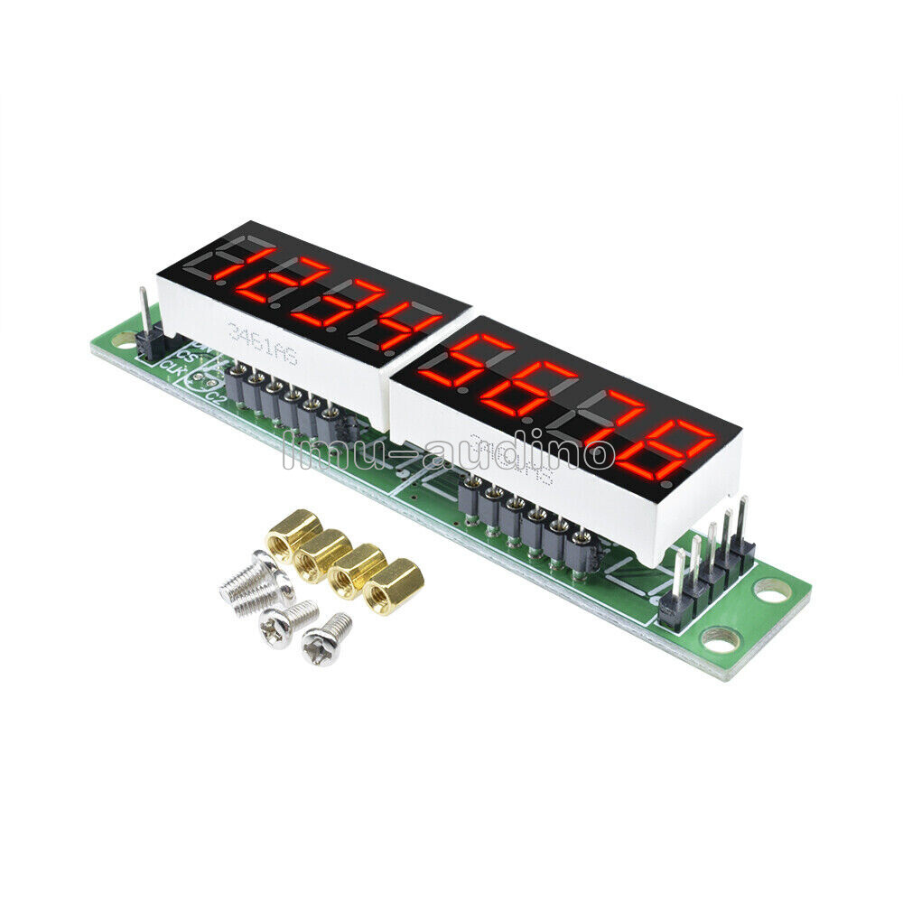 8-Digit LED Display MAX7219 Digital Control Tube Module Red Matrix For Arduino