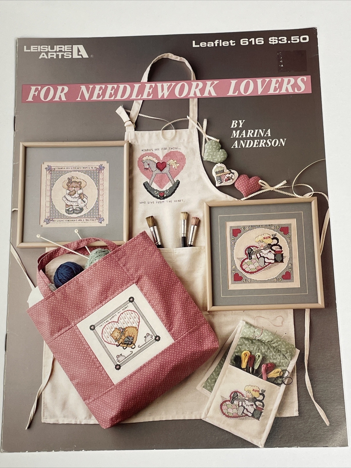 Leisure Arts For Needlework Lovers Leaflet 616 Cross Stitch Pattern