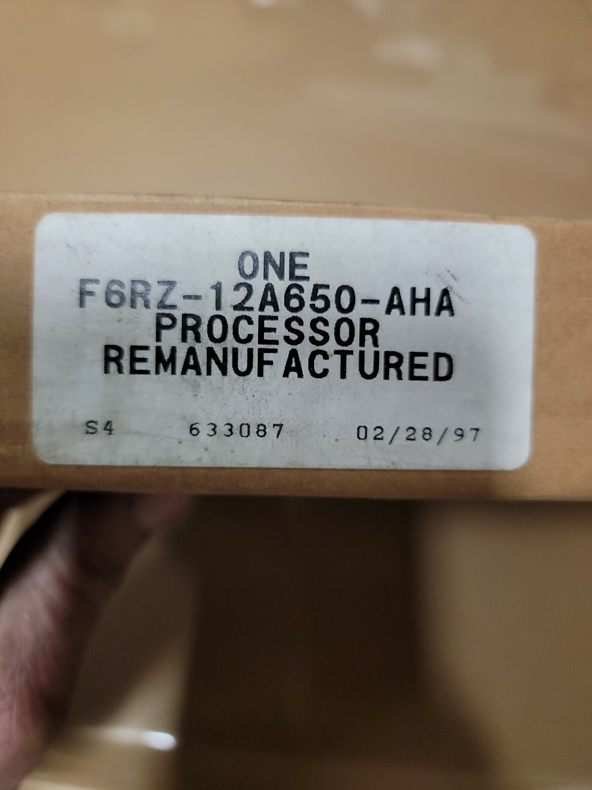 FORD MODULE ENGINE CONTROL EECI F6RZ12A650AHA