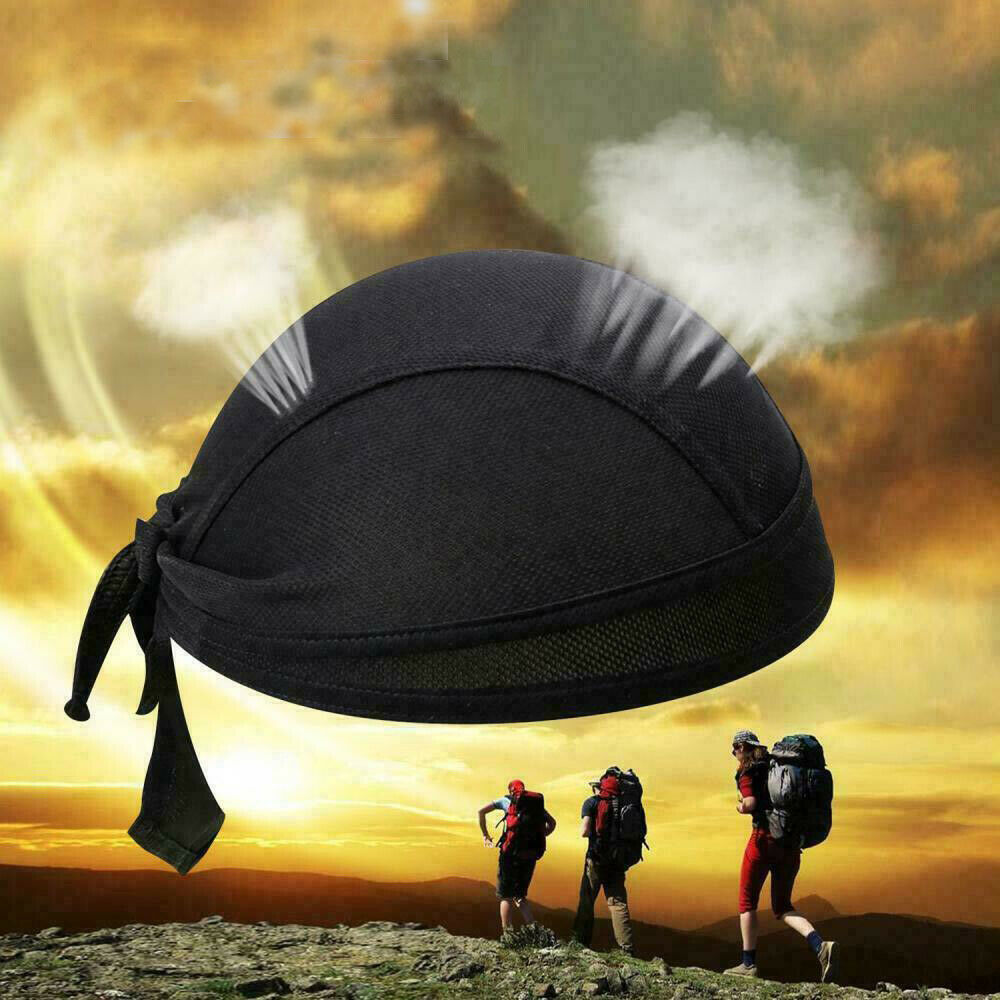 Durag Unisex Wave Cap Hat Doo Rag Biker Quick Dry Head Wrap Skull Cap Du-rag Hat