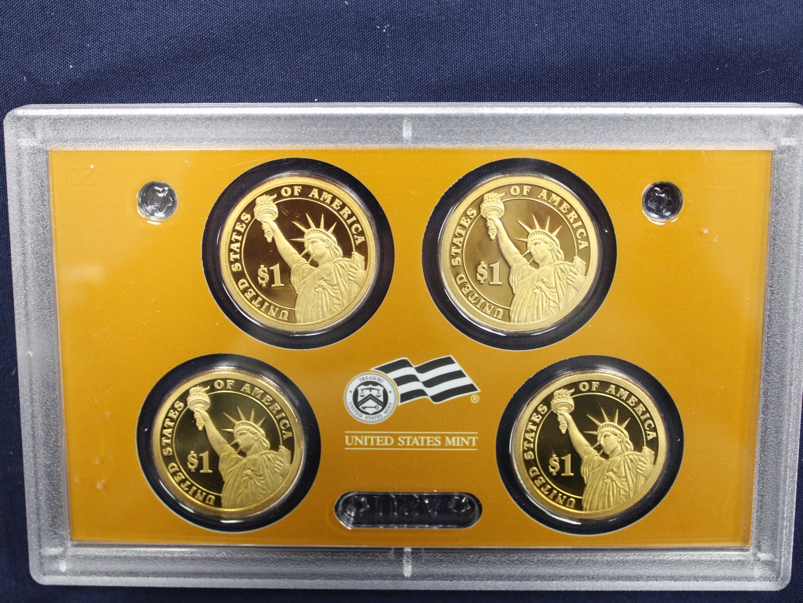 2007 United States Mint Silver Proof Set S Mint $1 w/ Box & COA