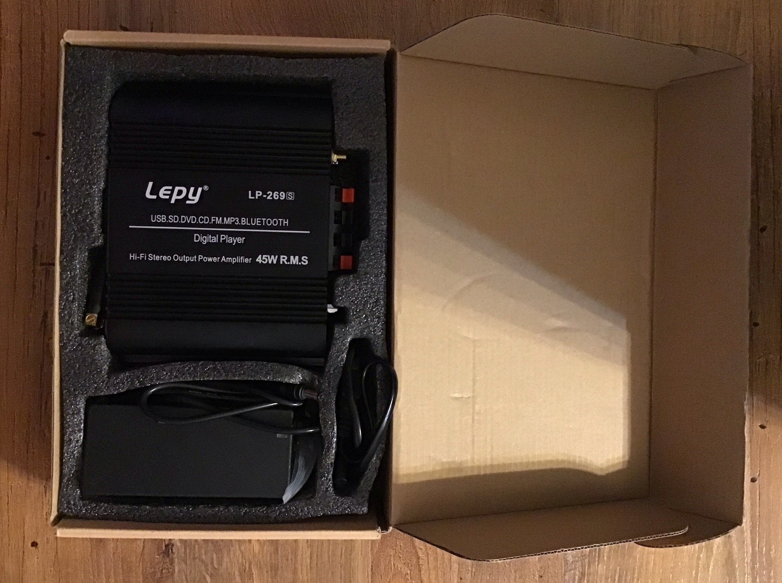 Lepy LP-269S Hi-Fi Bluetooth Multimedia 45W RMS Digital Stereo Amplifier Player