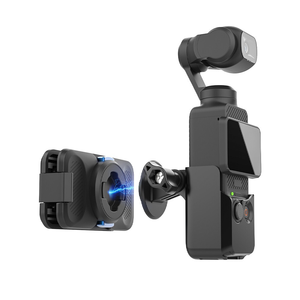 Magnetic Backpack Strap Clip Mount, Quick Release Mount for DJI Osmo Pocket 3