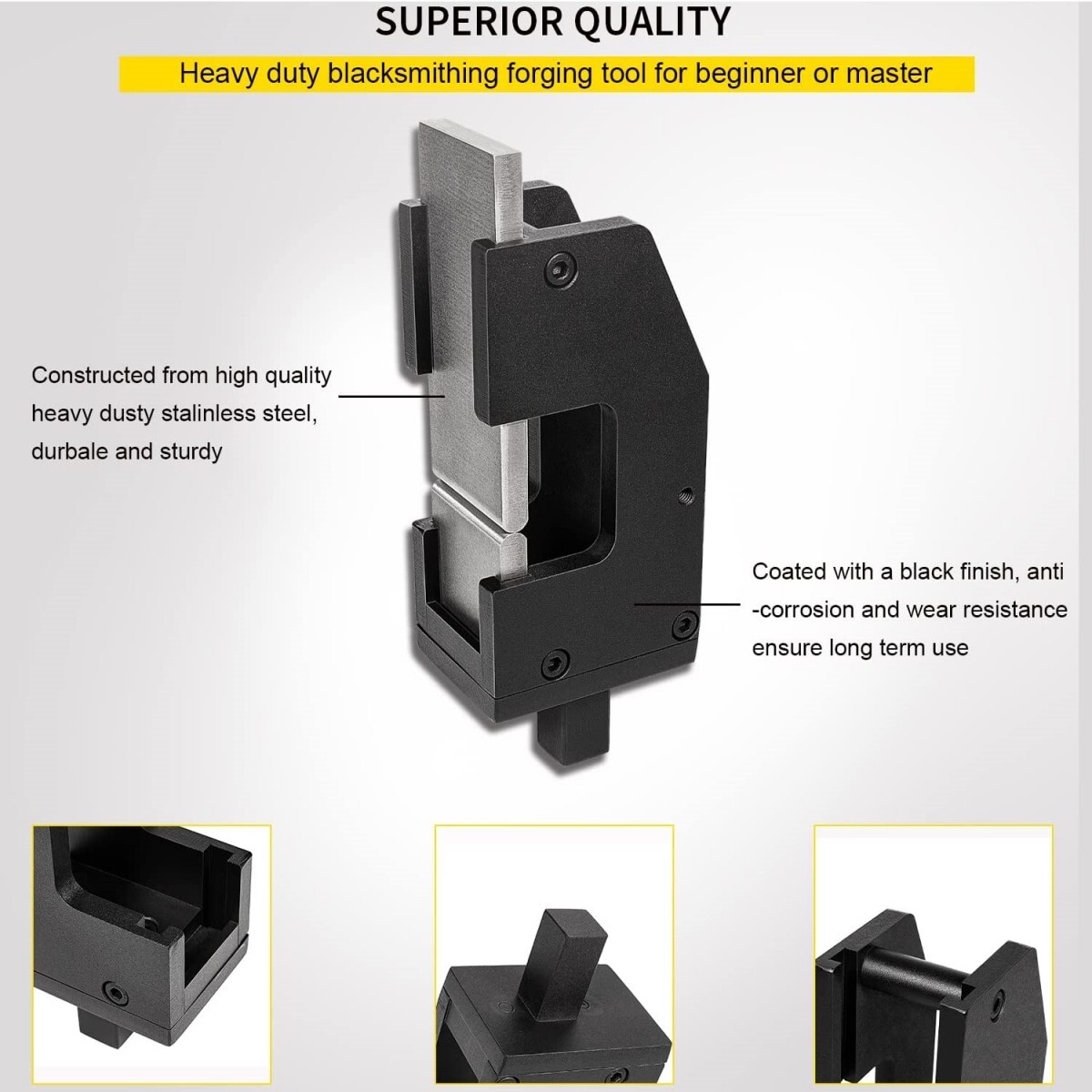Blacksmith G2 Guillotine Tool - Blacksmith Slash Tool - Fullering Tool