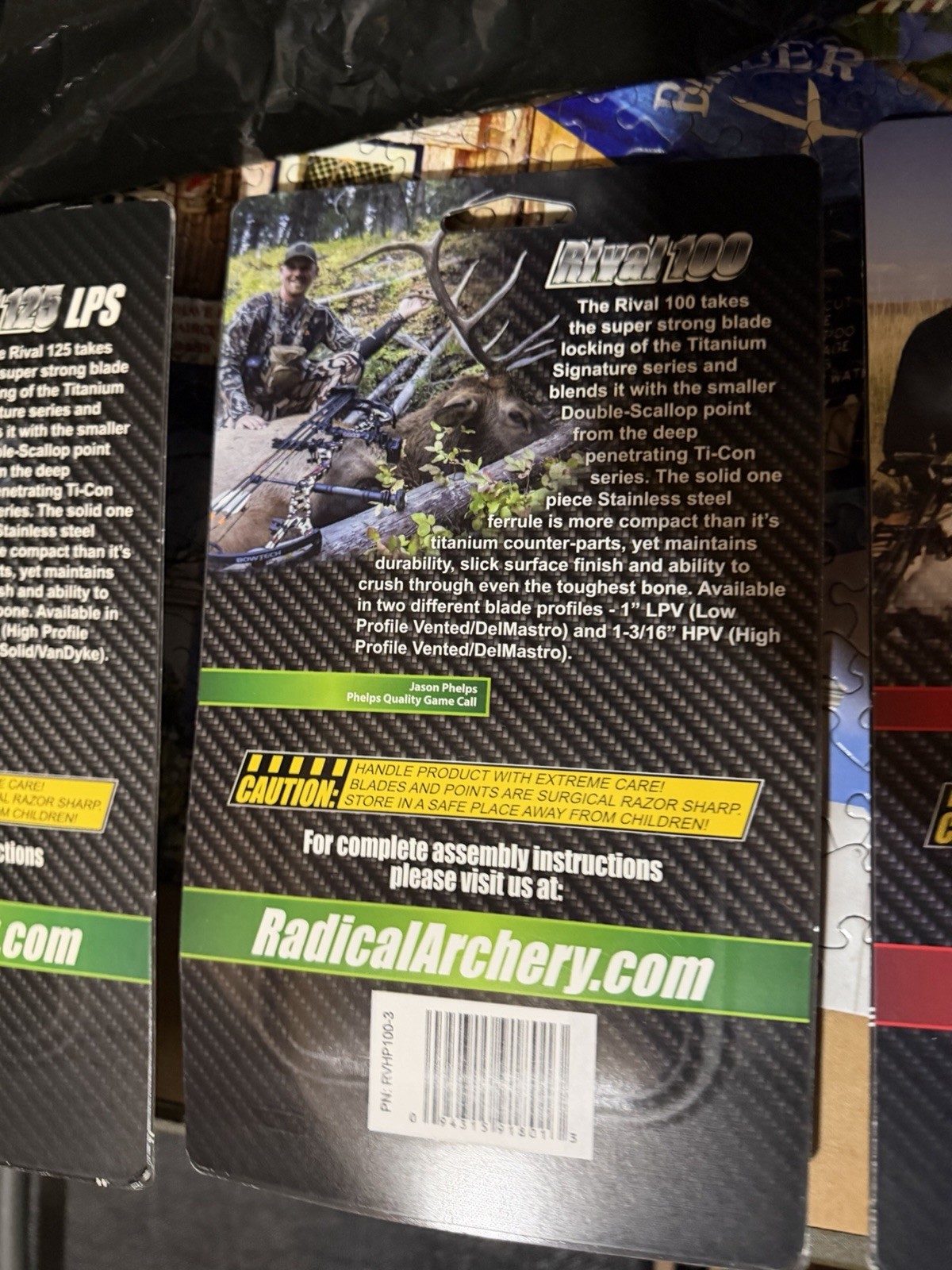 Radical Archery Design Broadheads Lot
