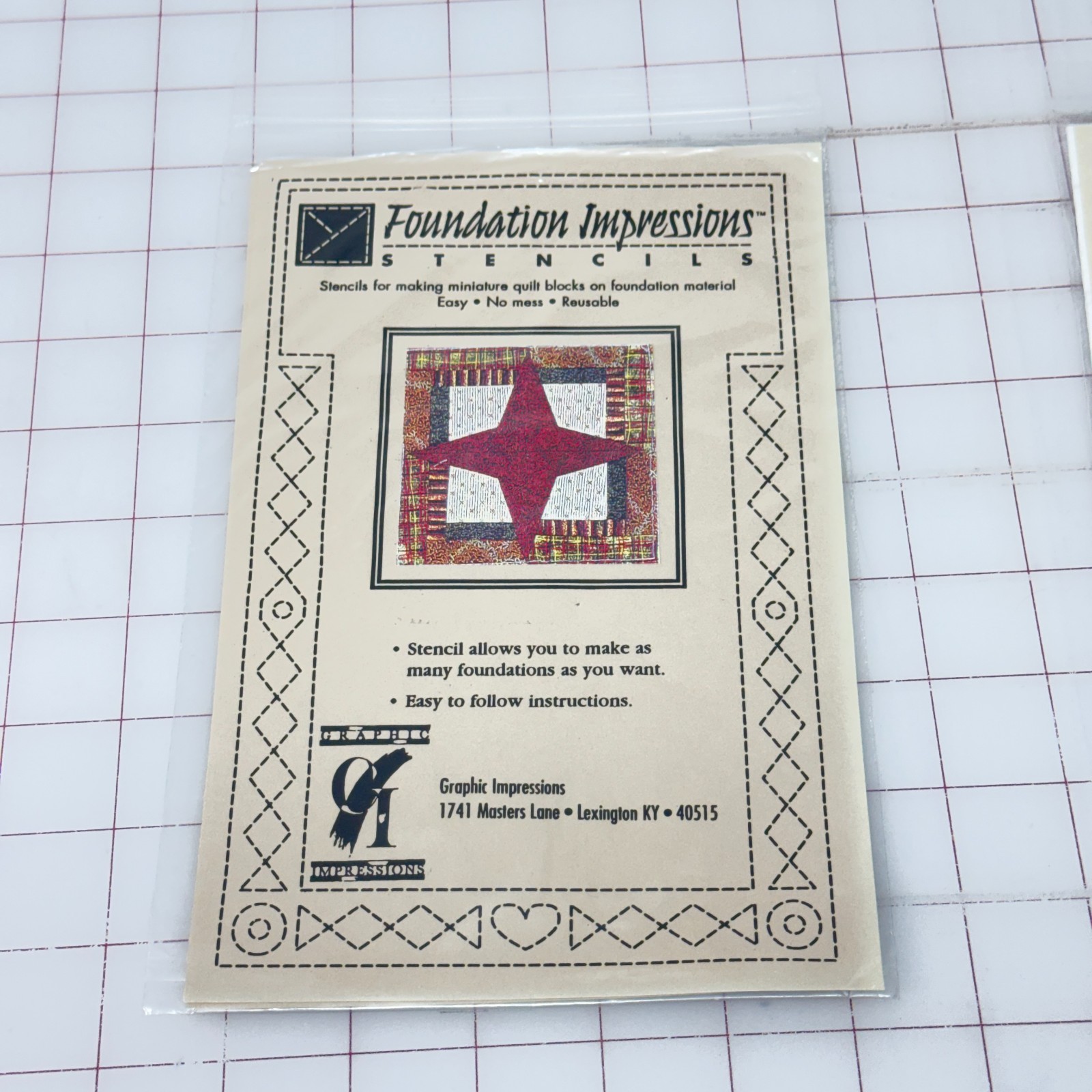 New Foundation Impressions Stencils Reusable Stencils
