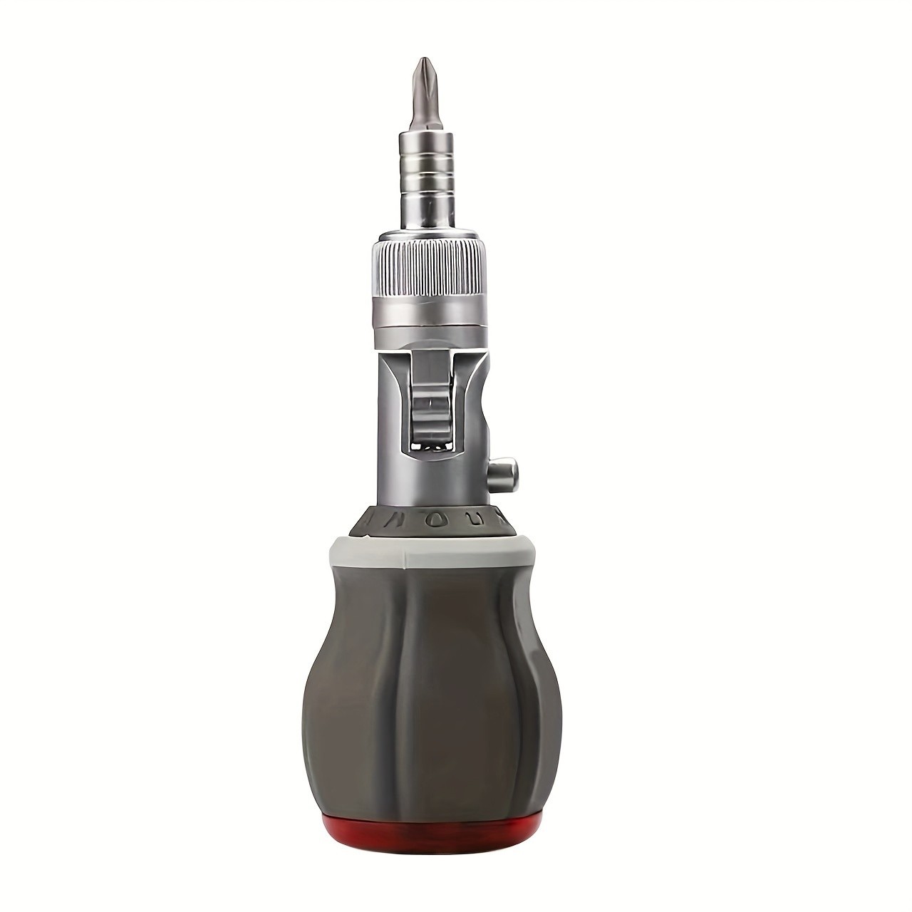 Multi-Angle Ratchet Screwdriver Set - 8 Bits, Adjustable for Tight Spaces