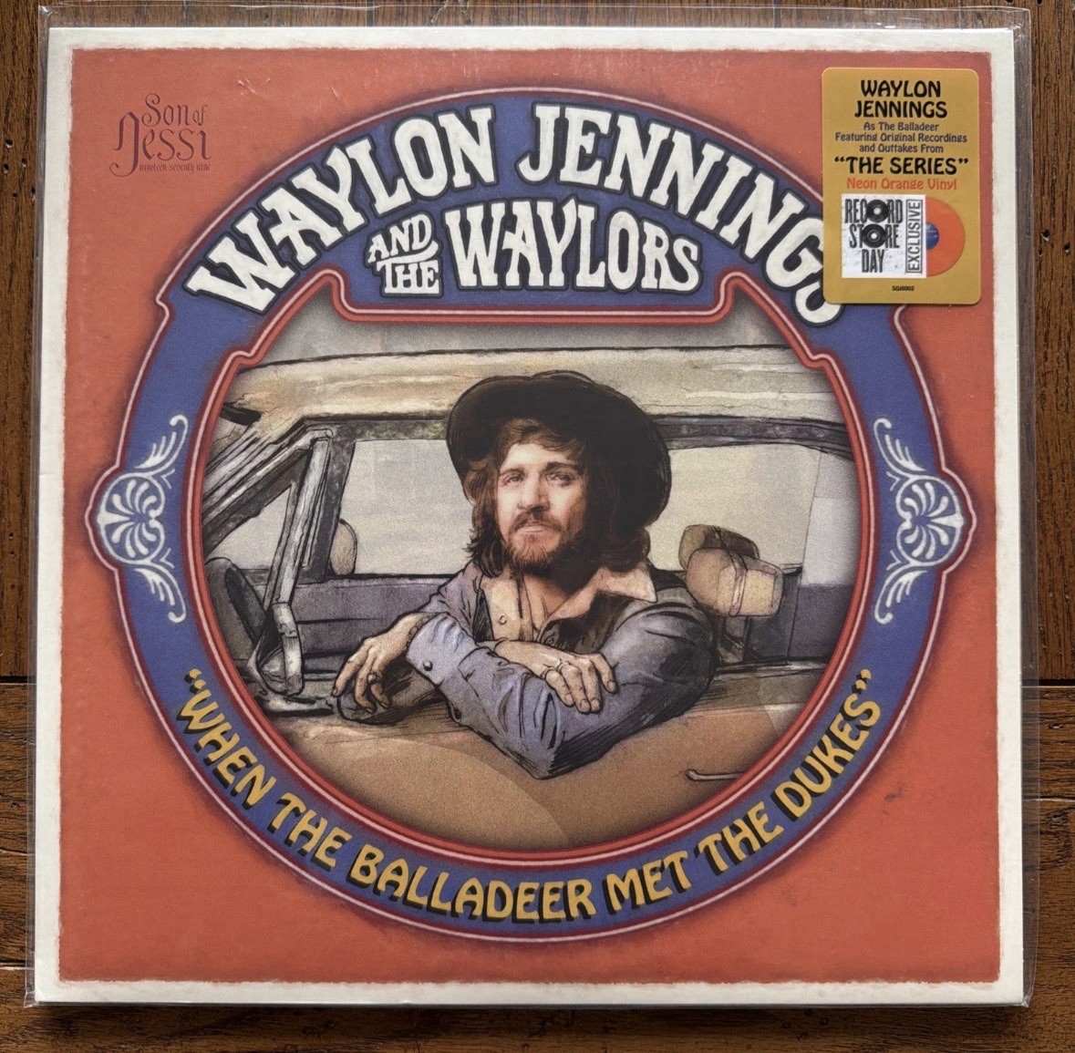 WAYLON JENNINGS The Balladeer Met The Dukes (ORANGE VINYL RSD 2026) NEW