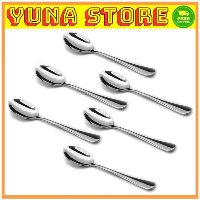 Brand New Demitasse Espresso Spoons Small Stainless Steel Set of 6