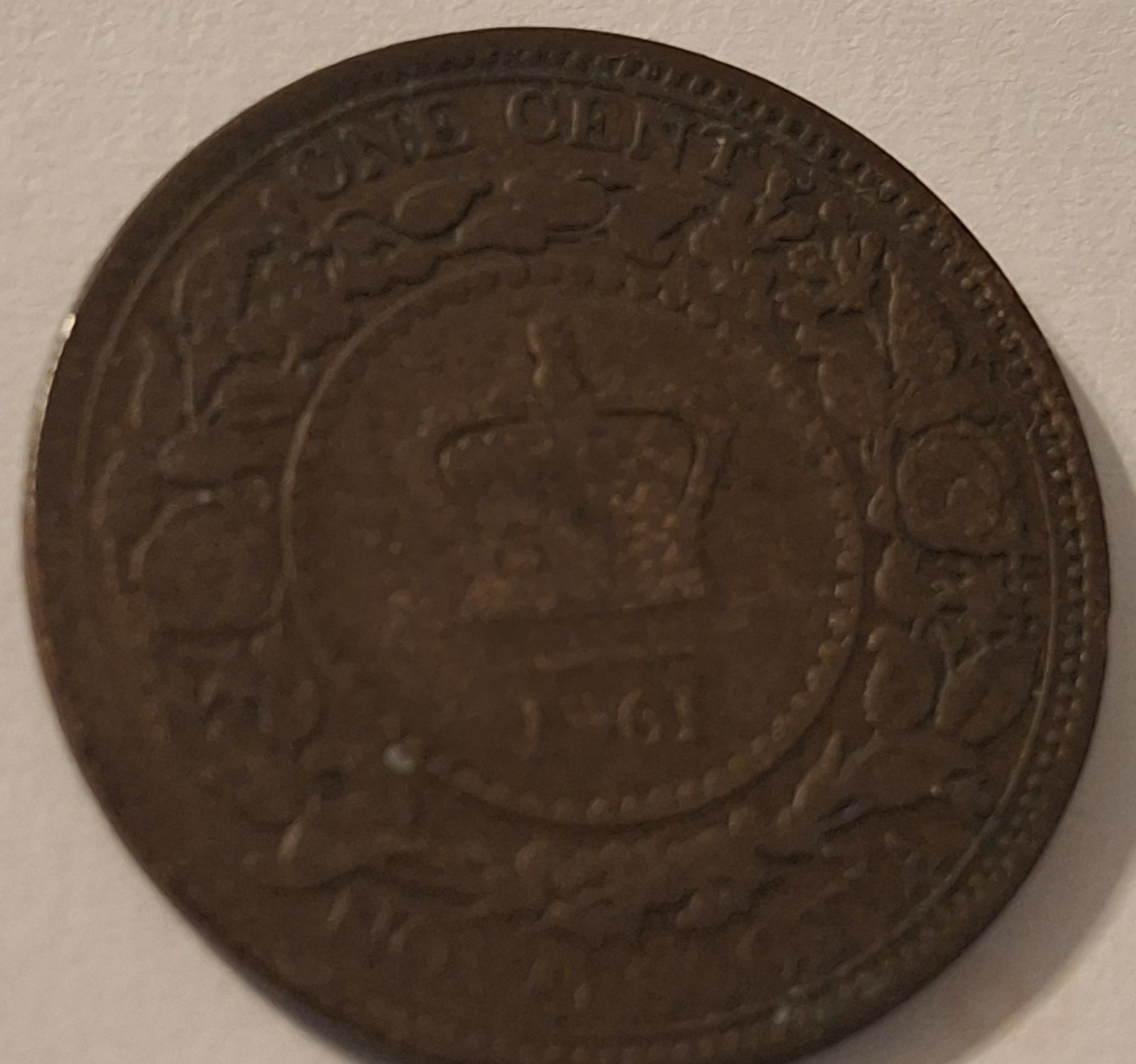 Vintage coin - Nova Scotia - 1 Cents -  1861 as pictured