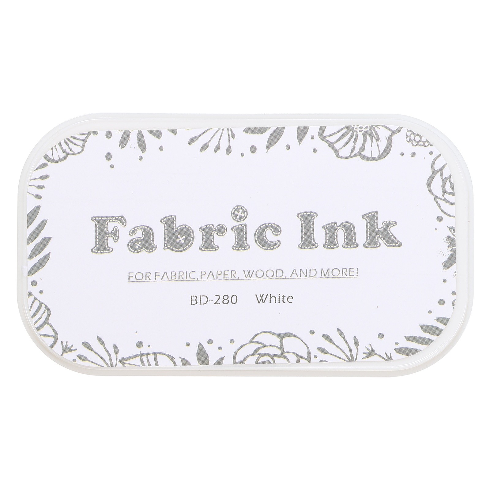 Ink Pads for Stamps 3.7x2.2 Inch Fabric Ink Pad White