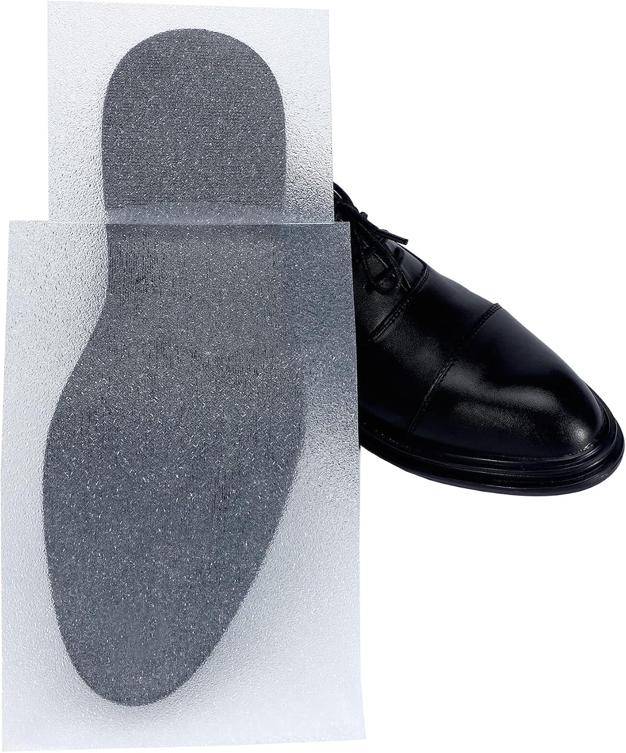 8 Pack Clear Anti Slip Shoe Sole Protector Pads Grip Covers