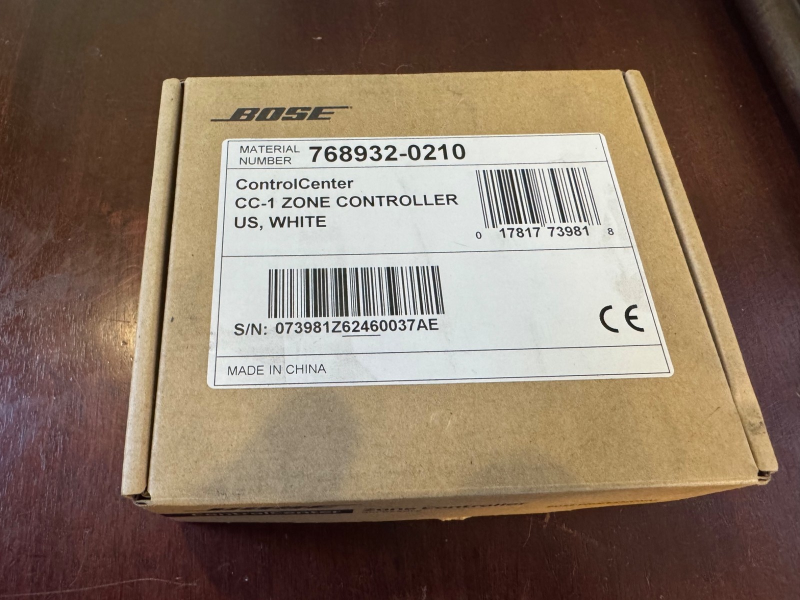 Bose ControlCenter CC-1 Zone Controller - White