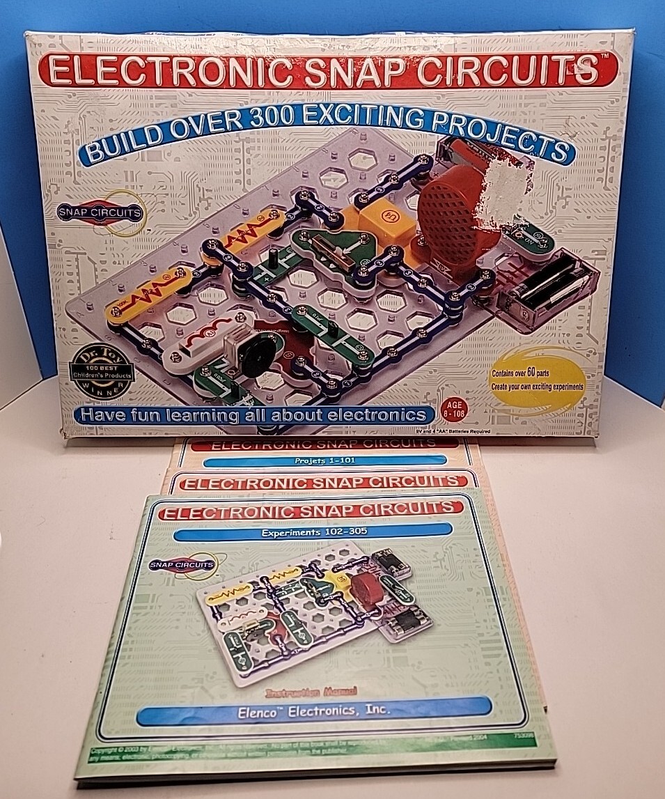Elenco Snap Circuits Model SC-300 Electronics Kit.