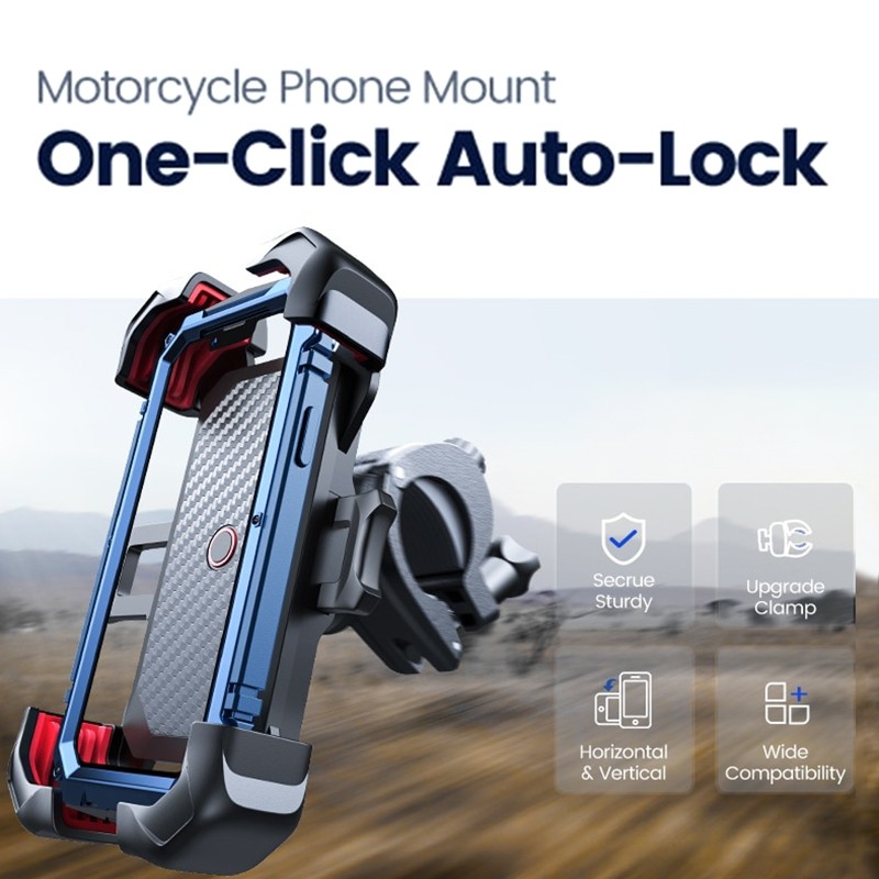 Motorcycle MTB Bike Handlebar Moped Scooter Mount Holder for Cell Phone GPS NEW