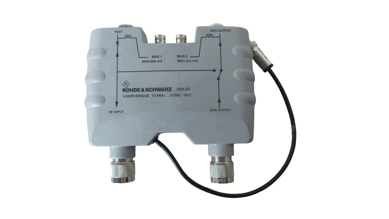 ROHDE & SCHWARZ FSH-Z3 VSWR BRIDGE 10MHz..6GHz - Free Shipping