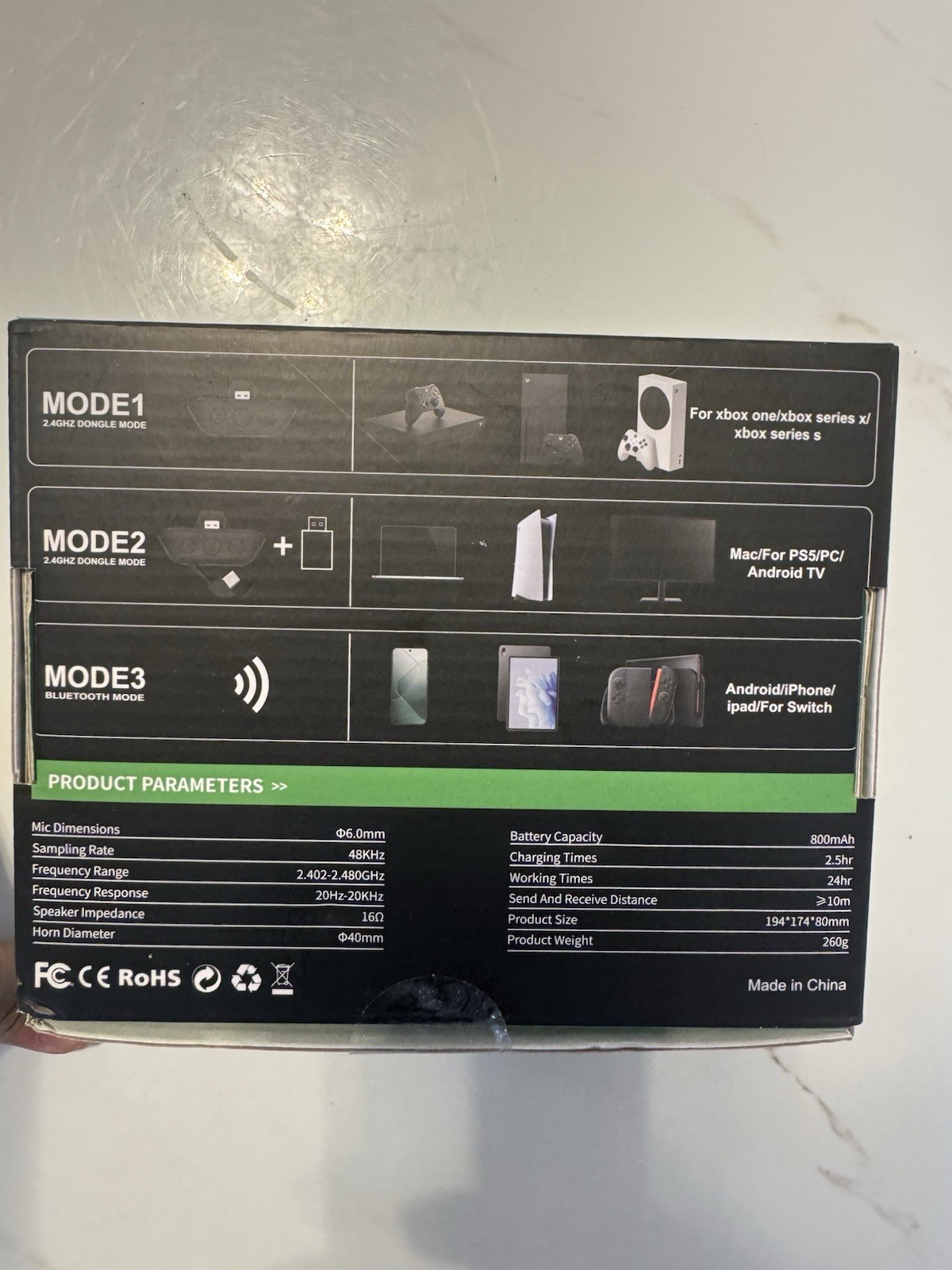 X-RAWR 900 gaming headset with mic